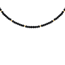 Lade das Bild in den Galerie-Viewer, Black Beauty Choker Gold/Silber