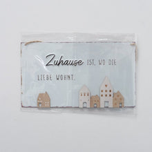 Lade das Bild in den Galerie-Viewer, Metallschild ZUHAUSE
