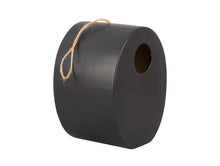 Lade das Bild in den Galerie-Viewer, Ovales Vogelhäuschen aus Keramik, Schwarz