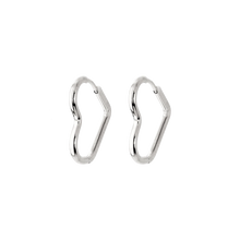Lade das Bild in den Galerie-Viewer, Heart Hoops Baby Silber | Gold