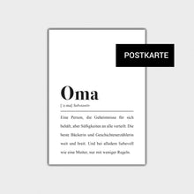 Lade das Bild in den Galerie-Viewer, Postkarten | Definition