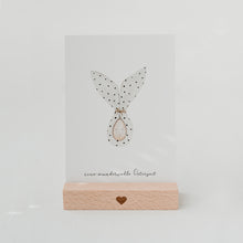 Lade das Bild in den Galerie-Viewer, Postkartenständer weiß/schwarz/natur