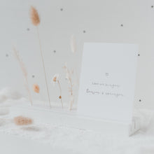 Lade das Bild in den Galerie-Viewer, Großer Karten- und Trockenblumenständer weiß